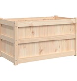 VidaXL Plantenbakken 2 st cm massief grenenhout