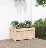 VidaXL Plantenbak 60x31x31 cm massief grenenhout
