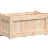 VidaXL Plantenbak 60x31x31 cm massief grenenhout