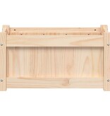 VidaXL Plantenbak 60x31x31 cm massief grenenhout