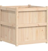 VidaXL Plantenbak 70x70x70 cm massief grenenhout