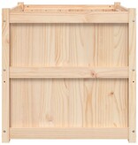 VidaXL Plantenbak 70x70x70 cm massief grenenhout