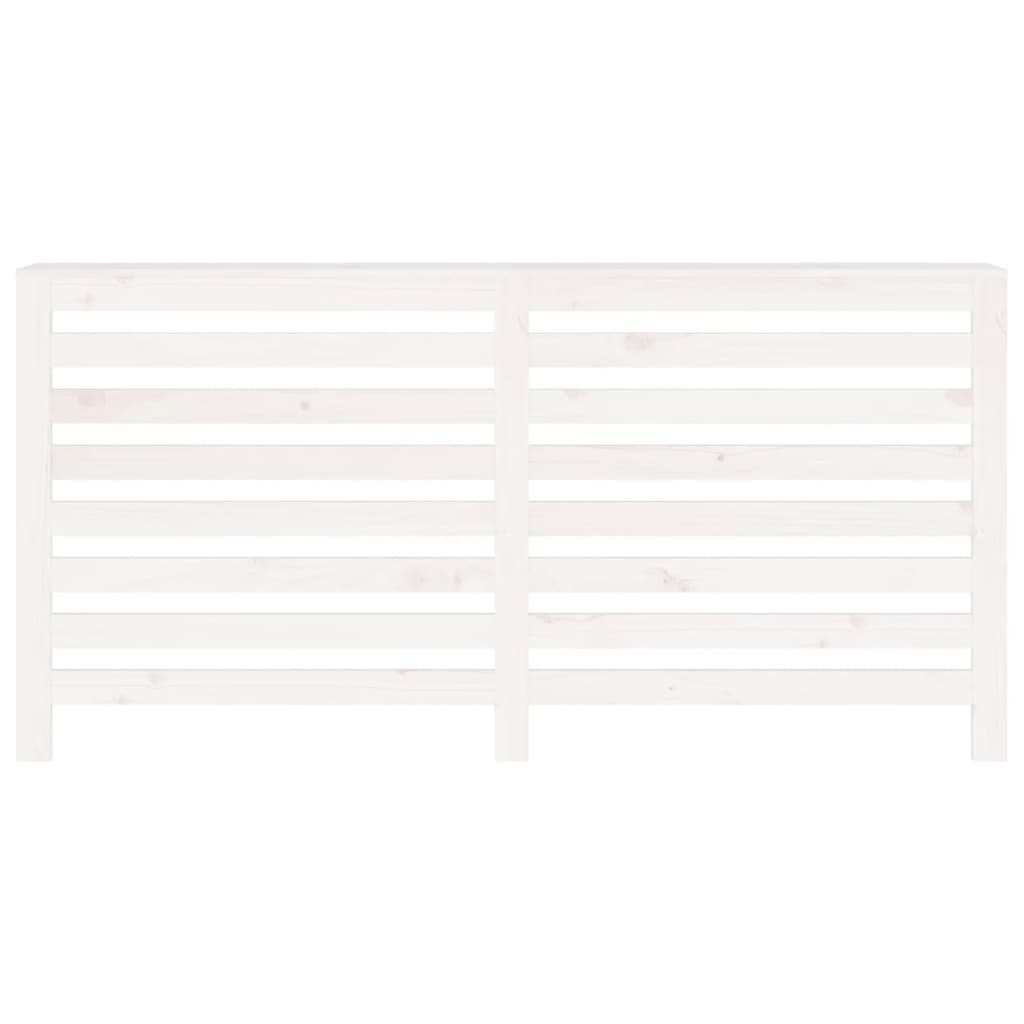 VidaXL Radiatorombouw 169x19x84 cm massief grenenhout wit