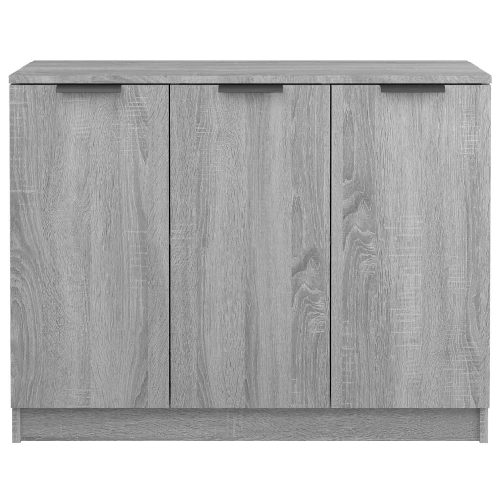 VidaXL Dressoir 90,5x30x70 cm bewerkt hout grijs sonoma eikenkleurig