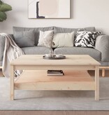 VidaXL Salontafel 100x100x40 cm massief grenenhout