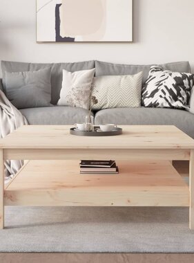 VidaXL Salontafel 100x100x40 cm massief grenenhout