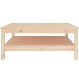 VidaXL Salontafel 100x100x40 cm massief grenenhout