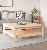 VidaXL Salontafel 100x100x40 cm massief grenenhout