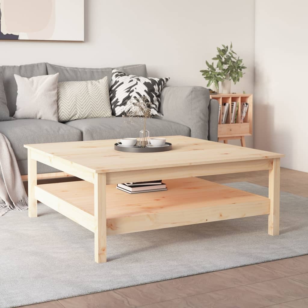 VidaXL Salontafel 100x100x40 cm massief grenenhout