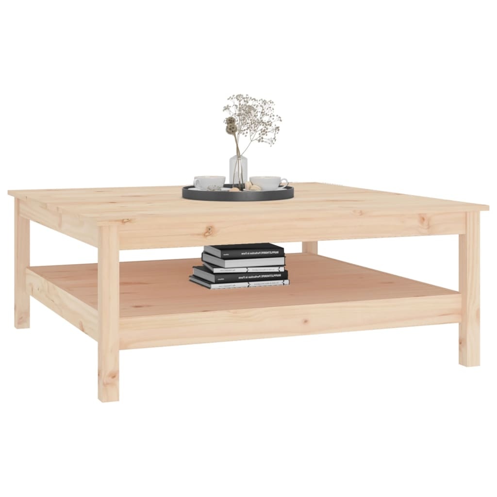 VidaXL Salontafel 100x100x40 cm massief grenenhout
