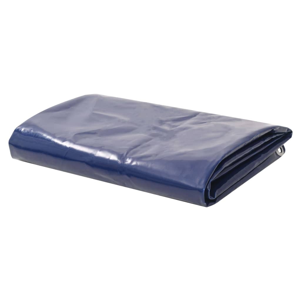 vidaXL Dekzeil 650 g/m² 4x5 m blauw