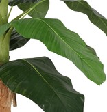 vidaXL Kunstplant bananenboom 9 bladeren 120 cm groen