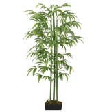 vidaXL Kunstplant bamboe 240 bladeren 80 cm groen