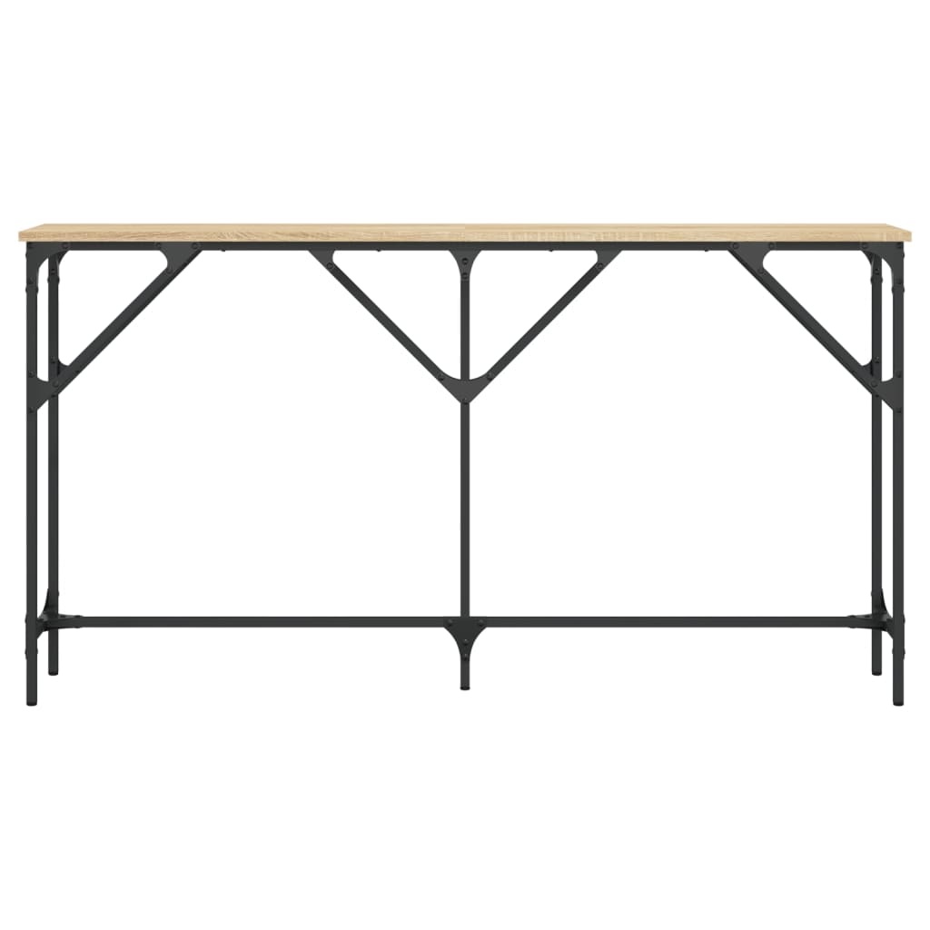 VidaXL Wandtafel 140x23x75 cm bewerkt hout sonoma eikenkleurig