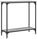 VidaXL Wandtafel 75x30,5x75 cm bewerkt hout grijs sonoma