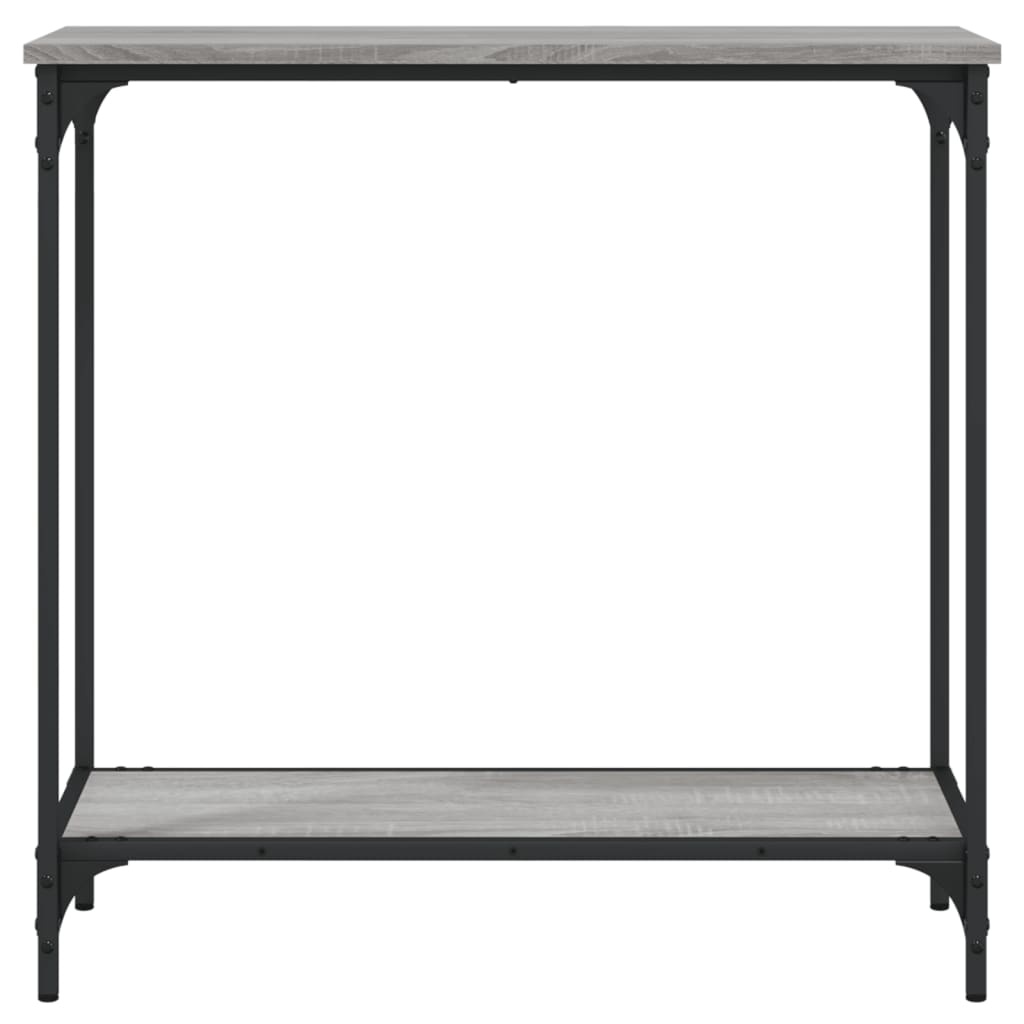 VidaXL Wandtafel 75x30,5x75 cm bewerkt hout grijs sonoma