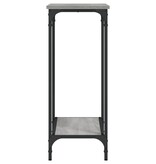 VidaXL Wandtafel 75x30,5x75 cm bewerkt hout grijs sonoma
