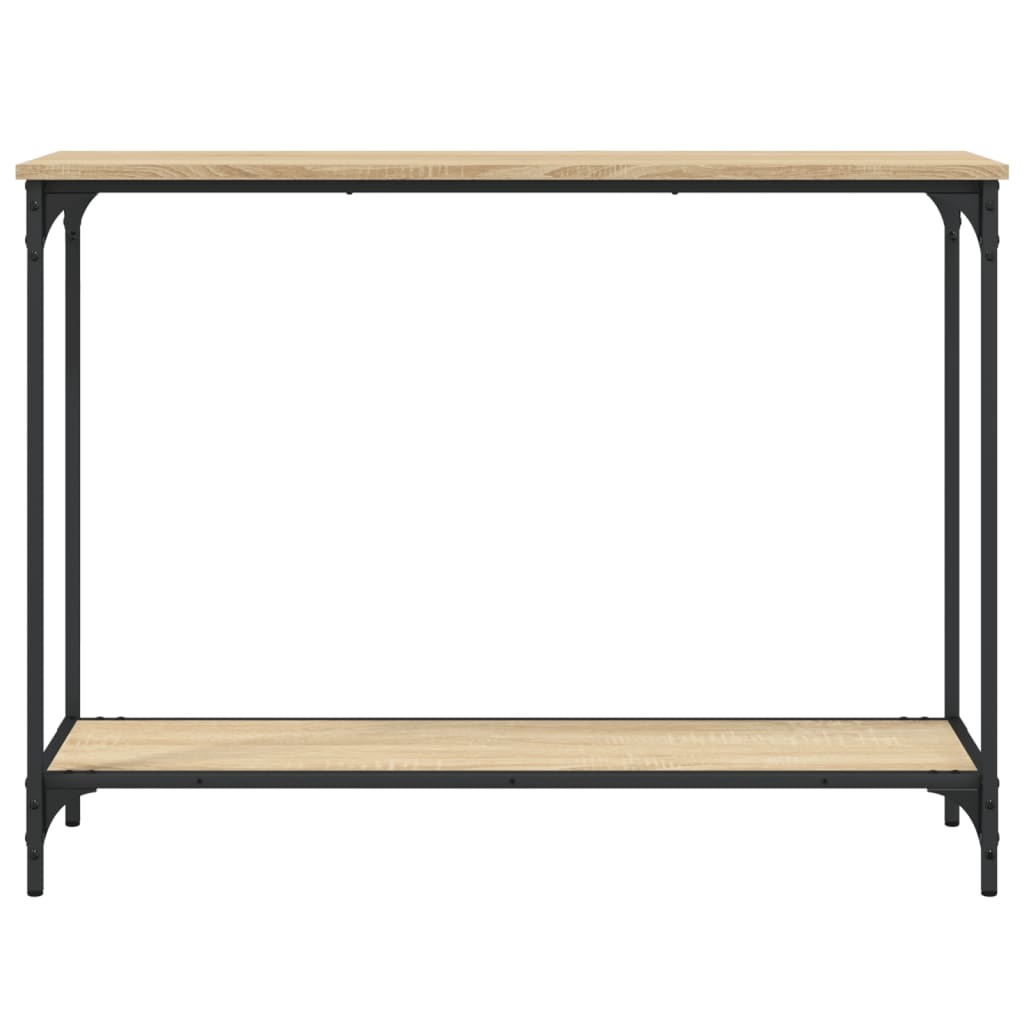VidaXL Wandtafel 101x30,5x75 cm bewerkt hout sonoma eikenkleurig