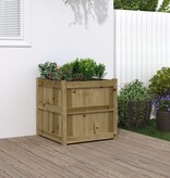 VidaXL Plantenbak 60x60x60 cm geïmpregneerd grenenhout