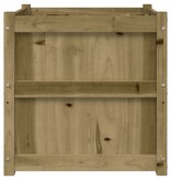 VidaXL Plantenbak 60x60x60 cm geïmpregneerd grenenhout