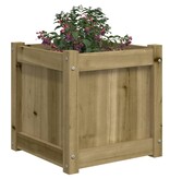 VidaXL Plantenbakken 2 st cm geïmpregneerd hout