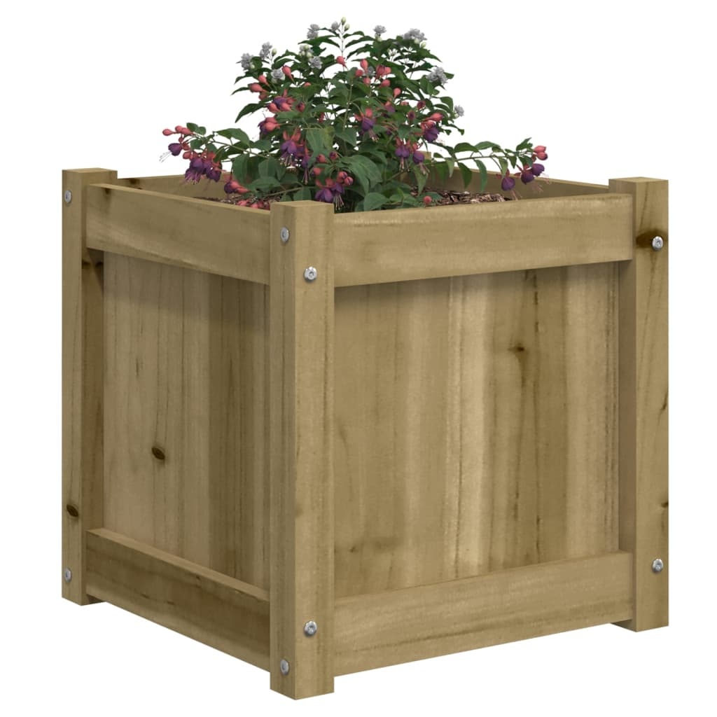 VidaXL Plantenbakken 2 st cm geïmpregneerd hout