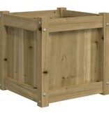 VidaXL Plantenbakken 2 st cm geïmpregneerd hout