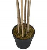 vidaXL Kunstplant bamboe 1380 bladeren 200 cm groen