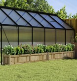 VidaXL Plantenbakken 2 st cm geïmpregneerd hout