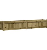VidaXL Plantenbakken 2 st cm geïmpregneerd hout