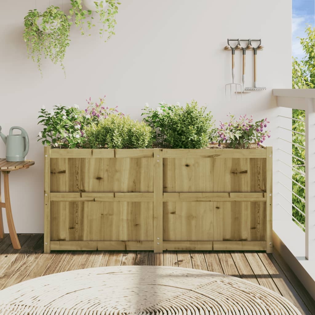 VidaXL Plantenbak 150x50x70 cm geïmpregneerd grenenhout
