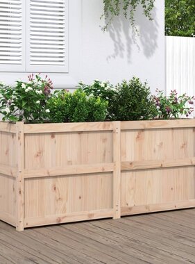 VidaXL Plantenbak 150x50x70 cm massief grenenhout