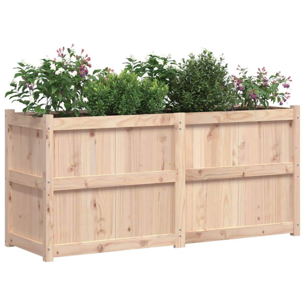 VidaXL Plantenbak 150x50x70 cm massief grenenhout