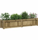 VidaXL Plantenbakken 2 st cm geïmpregneerd hout