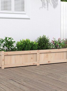VidaXL Plantenbak 150x31x31 cm massief grenenhout
