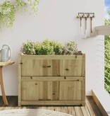 VidaXL Plantenbak 90x50x70 cm geïmpregneerd grenenhout