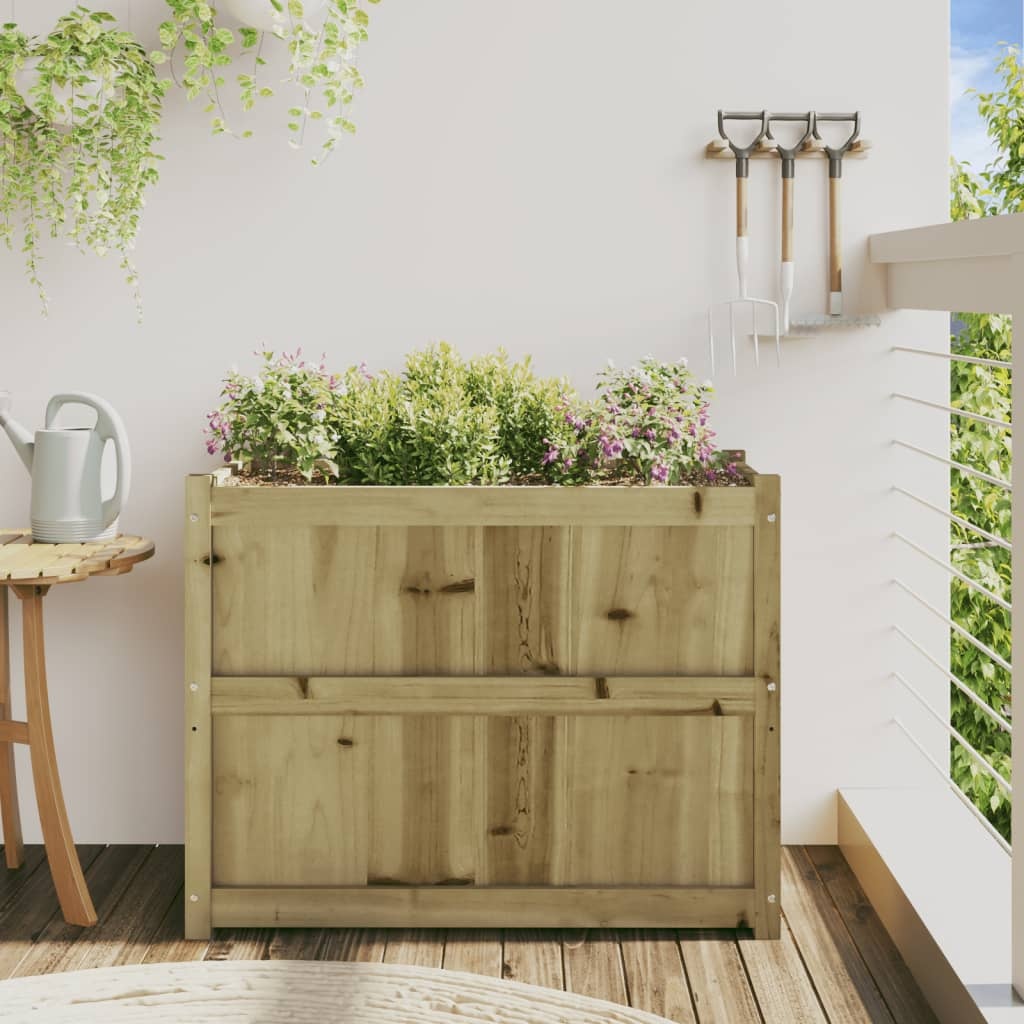 VidaXL Plantenbak 90x50x70 cm geïmpregneerd grenenhout