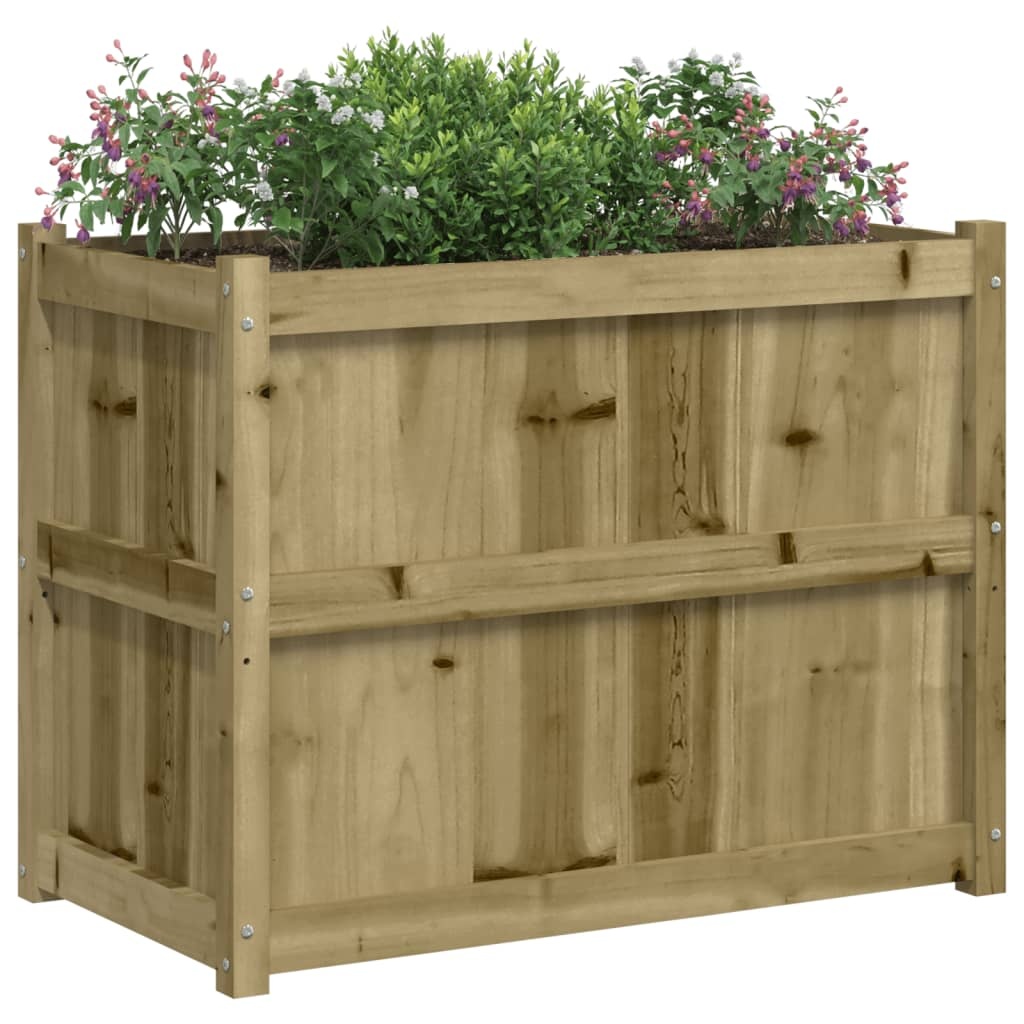 VidaXL Plantenbak 90x50x70 cm geïmpregneerd grenenhout