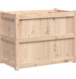 VidaXL Plantenbak 90x50x70 cm massief grenenhout