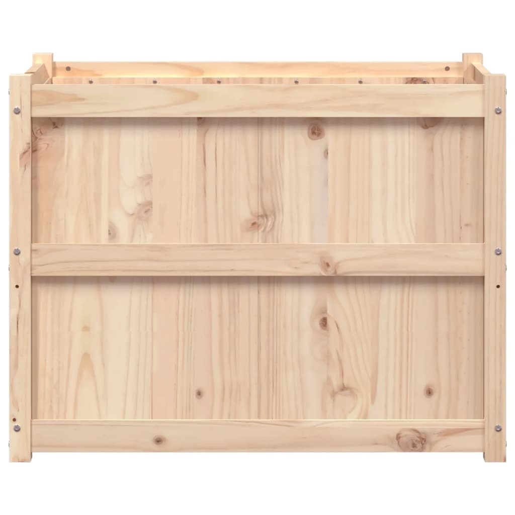 VidaXL Plantenbak 90x50x70 cm massief grenenhout