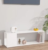VidaXL Tv-meubel 100x24x32 cm bewerkt hout wit