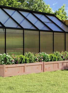 VidaXL Plantenbakken 2 st massief douglashout