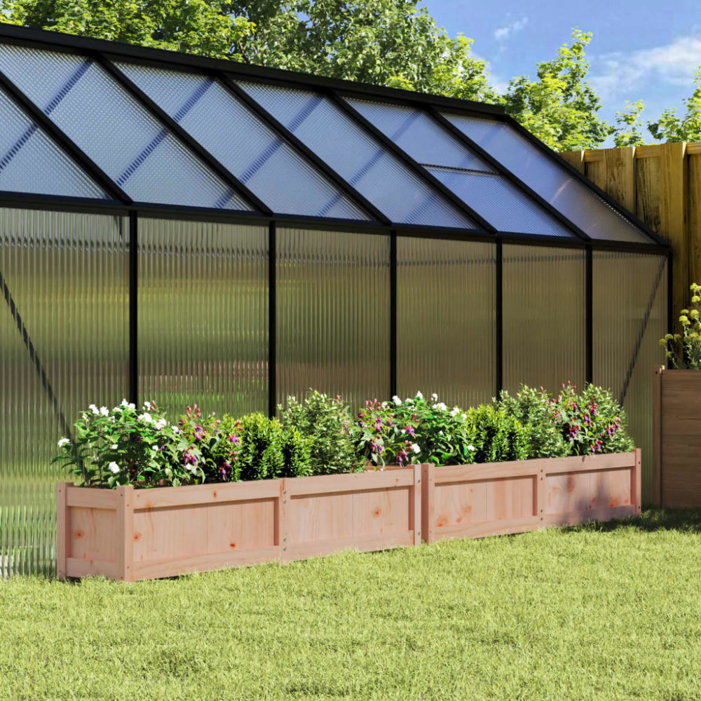 VidaXL Plantenbakken 2 st massief douglashout