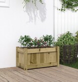 VidaXL Plantenbak 60x31x31 cm geïmpregneerd grenenhout