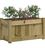 VidaXL Plantenbak 60x31x31 cm geïmpregneerd grenenhout