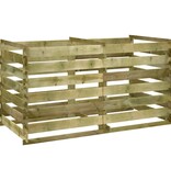 vidaXL Compostbak met latten geïmpregneerd grenenhout 180x90x90 cm