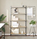 VidaXL Boekenkast 5-laags 80x30x154 cm bewerkt hout sonoma eikenkleur