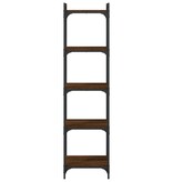 VidaXL Boekenkast 5-laags 40x30x154 cm bewerkt hout bruineikenkleurig