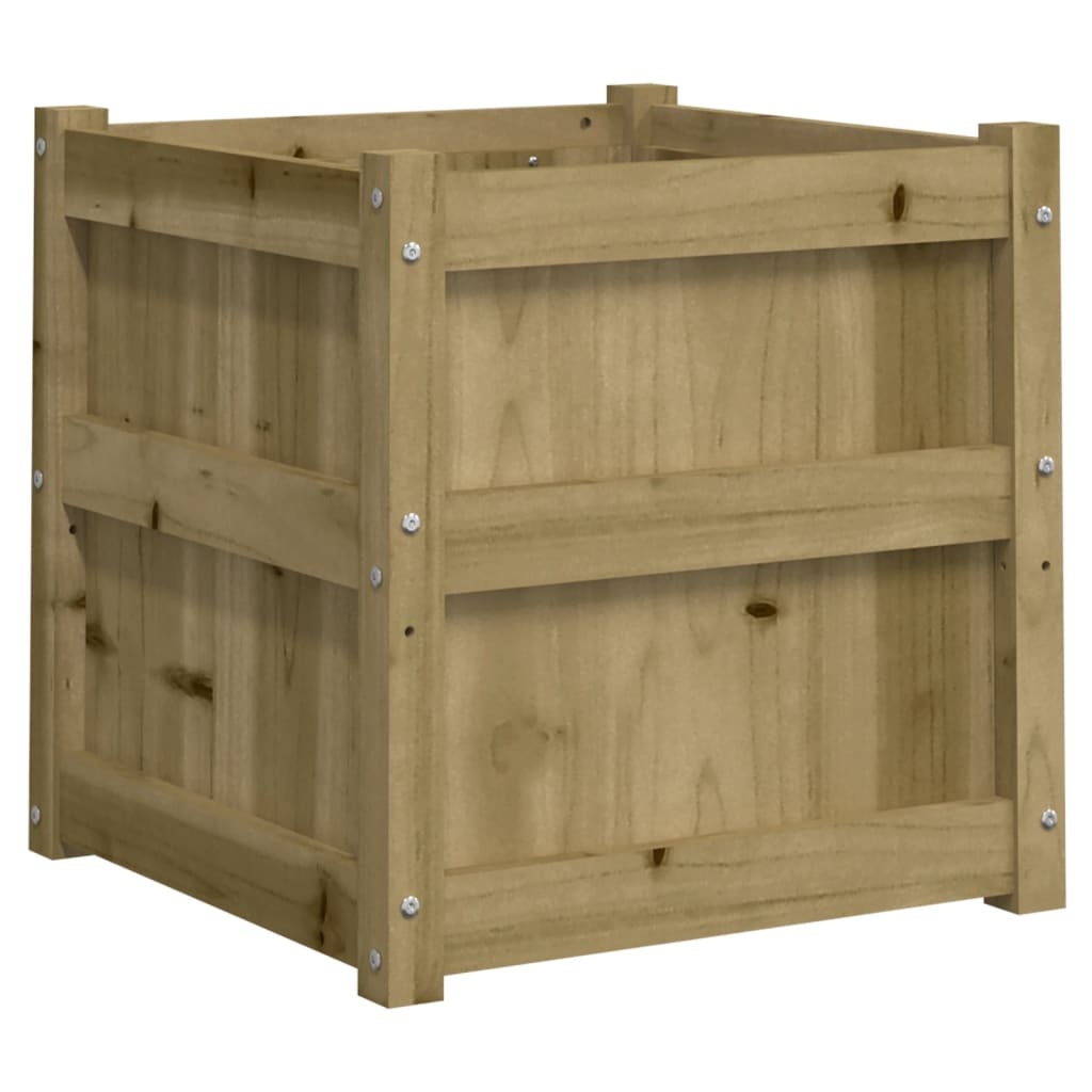 VidaXL Plantenbakken 2 st cm geïmpregneerd hout