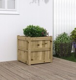 VidaXL Plantenbak 50x50x50 cm geïmpregneerd grenenhout